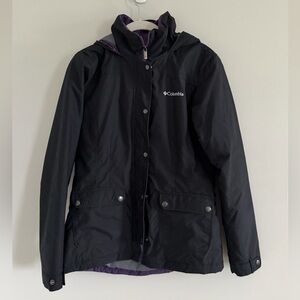 Columbia Black Purple Snow Jacket